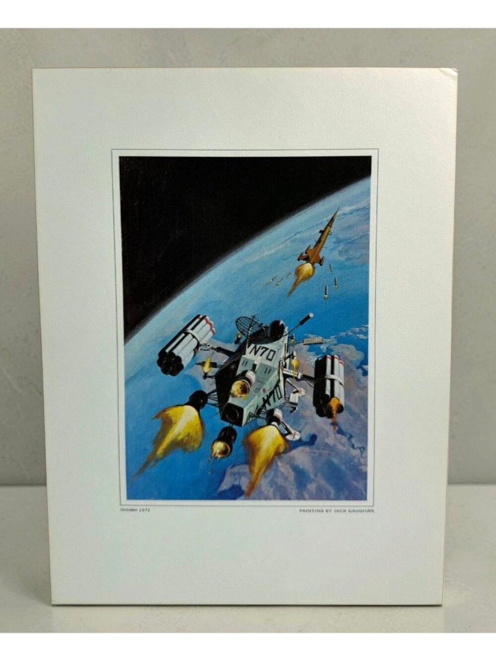 Jack Gaughan Sci Fi Art Print October 1972 Analog Magazine Cover 1967 Space